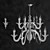 Luxury Night Watch: Elegant Metal & Crystal Lamp 3D model small image 1