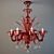 Elegant Murano Chandelier 7429 3D model small image 1
