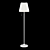 Sleek Metal Floor Lamp 3D model small image 1
