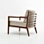 Modern Fornasarig EOS Lounge Chair 3D model small image 2