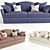 Elegant LeHome Queens Sofa 3D model small image 1