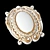Elegant Baroque Cartouche 3D model small image 2