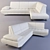 Modern Corner Sofa Fashion OTM/BK-3F 3D model small image 1