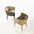 Elegant Accento Albert SBL Chairs 3D model small image 2