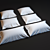 White Clouds: Luxurious Pillows 3D model small image 1