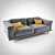 Muuto Rest Sofa - Relaxed Elegance for Your Home 3D model small image 1