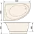 PAA TRE 1500x1000x650: Luxurious and Spacious Bath 3D model small image 3