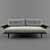 Vintage Sofa: Timeless Comfort 3D model small image 2