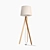 Bernal Floor Lamp: Sleek Elegance 3D model small image 1