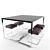 Sleek and Chic Dining Table 3D model small image 2