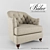 Windsor Lounge Chair: Elegant and Comfortable 3D model small image 1