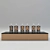 Vintage Radio Tube Clock 3D model small image 2