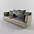 Elegant Fendi Sofa: Luxury and Comfort 3D model small image 1