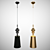 Elegant Metalarte Josephine Pendant 3D model small image 1