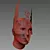 Hermes Face Mask: Ultimate Elegance 3D model small image 2