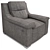 Elegant Napoli Arm Chair 3D model small image 1