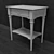 Elegant Italian Nightstand De Bournais 3D model small image 3