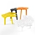 Urban Chic: Casamania City Poliart Tables 3D model small image 1