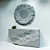 Stellar Console Set: Luxurious Steel Table & Mirror 3D model small image 2