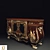 Italian Citterio Odessa: Stylish 3-Drawer Commode 3D model small image 2