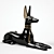 Elegant Lladro Anubis Sculpture 3D model small image 1