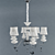 Breezelight Chandelier 1303: Elegant & Ethereal 3D model small image 2