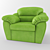 Venera Chair: Sleek and Stylish 3D model small image 1