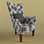 Modern Minimalist Stockholm Chair - Sleek and Stylish Seating 3D model small image 3