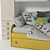 Bright Kids Bunk Bed 3D model small image 2