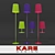 Modern Kare Torcher: 162cm Tall 3D model small image 1