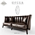 Elegant Cappellini Opera Parsifal Sofa 3D model small image 1