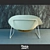 Designer Shito Chair by Paola Lenti 3D model small image 2