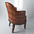 Luxury Pollaro Armchair: CR134C 3D model small image 2