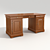 Classic Writing Desk Selva E6081 3D model small image 1