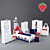 Strawberry Baby Furniture Set 3D model small image 1