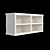 Classic Glass-Enclosed Bookshelf 3D model small image 1