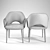Modern Design Martin Deep Line Chair 3D model small image 3