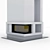 Brunner Panorama Eck Fireplace 3D model small image 1