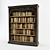 Vintage Bookshelf Bundle - CHELINI art.2129 3D model small image 1