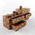 Swisscrafted Woodenheap: Transformable Modular Furniture 3D model small image 1