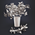 Apple Blossom Bouquet 3D model small image 2