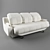 Modern White Sofa 3D model small image 1