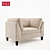Modern and Comfortable EQ3 Salema Chair 3D model small image 1