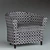 Pushe Fabric Armchair 3D model small image 1
