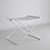 Elegant Leather Stool 3D model small image 2
