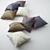 Luxury Simulated Designer Pillows 3D model small image 1