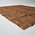 Elegant Leather Rug 3D model small image 2