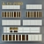 Fortuna Wall Cabinets - CA' d'Oro Design 3D model small image 1