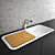 Elegant Blanco Yovis Faucet 3D model small image 1