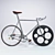Authentic Fixed Gear Bicycle 3D model small image 1